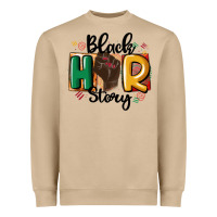Black Story Heavyweight Sweatshirt | Teevron