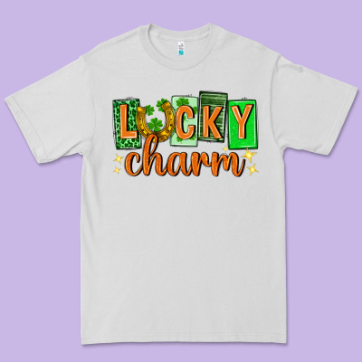 Lucky Charm St. Patricks Day Premium Tee Designed By Neo Western