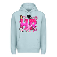 Blue Mist breast cancer hr human resources Premium Hoodie - texasbilliewilder