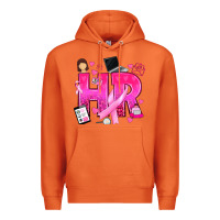 Carrot breast cancer hr human resources Premium Hoodie - texasbilliewilder