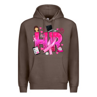 Coffee breast cancer hr human resources Premium Hoodie - texasbilliewilder