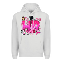 Dove Grey breast cancer hr human resources Premium Hoodie - texasbilliewilder