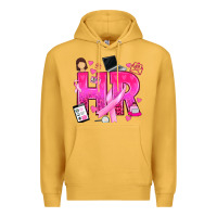Mustard breast cancer hr human resources Premium Hoodie - texasbilliewilder
