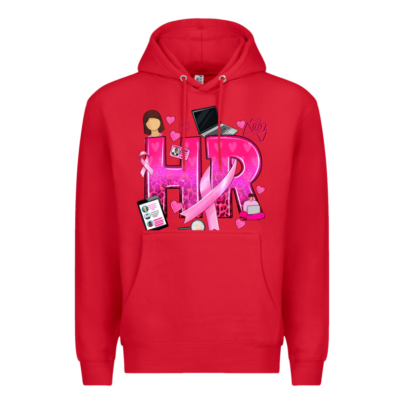 Breast Cancer Hr Human Resources Premium Hoodie by texasbilliewilder | Teevron