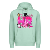 Seafoam breast cancer hr human resources Premium Hoodie - texasbilliewilder