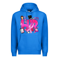 True Royal breast cancer hr human resources Premium Hoodie - texasbilliewilder