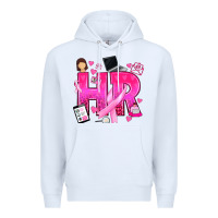 White breast cancer hr human resources Premium Hoodie - texasbilliewilder