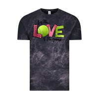 Cloud Black for the love of the game tennis Vintage Tee - Jasminsmagicworld