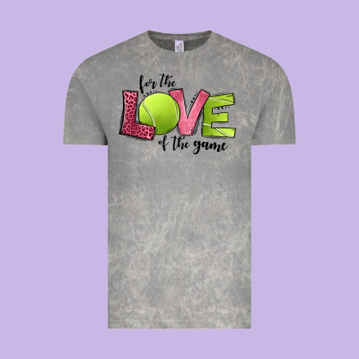For The Love Of The Game Tennis Vintage Tee Designed By Jasminsmagicworld