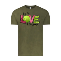 Vintage Olive for the love of the game tennis Vintage Tee - Jasminsmagicworld