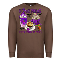Chestnut Hocus Pocus I Need Coffee to Focus Premium Sweatshirt - texasbilliewilder