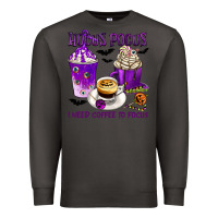 Smoke Hocus Pocus I Need Coffee to Focus Premium Sweatshirt - texasbilliewilder