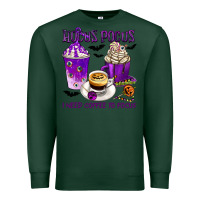Sports Green Hocus Pocus I Need Coffee to Focus Premium Sweatshirt - texasbilliewilder