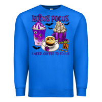 True Royal Hocus Pocus I Need Coffee to Focus Premium Sweatshirt - texasbilliewilder