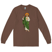 Chestnut san judas Long Sleeve Tee - JahusDesignShop