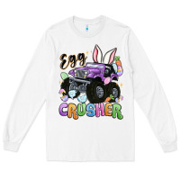 White egg crusher Long Sleeve Tee - MaliasSmallBusiness