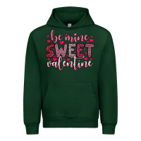 Forest Green be mine sweet valentine Urban Hoodie - OliviaCreatesArt