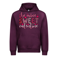 Mauve Wine be mine sweet valentine Urban Hoodie - OliviaCreatesArt