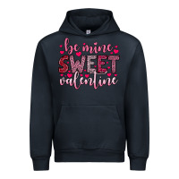 Navy be mine sweet valentine Urban Hoodie - OliviaCreatesArt