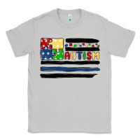 Moon Dust autism usa flag Classic Tee - MaliasSmallBusiness