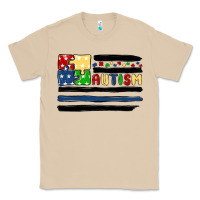 Mushroom autism usa flag Classic Tee - MaliasSmallBusiness