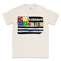 Natural autism usa flag Classic Tee - MaliasSmallBusiness