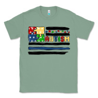 Sage autism usa flag Classic Tee - MaliasSmallBusiness