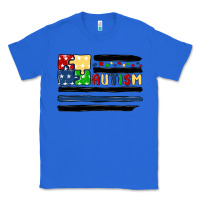 True Royal autism usa flag Classic Tee - MaliasSmallBusiness