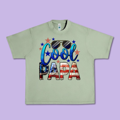 Cool Papa American Urban Heavy Tee Designed By Lillyallendesigns