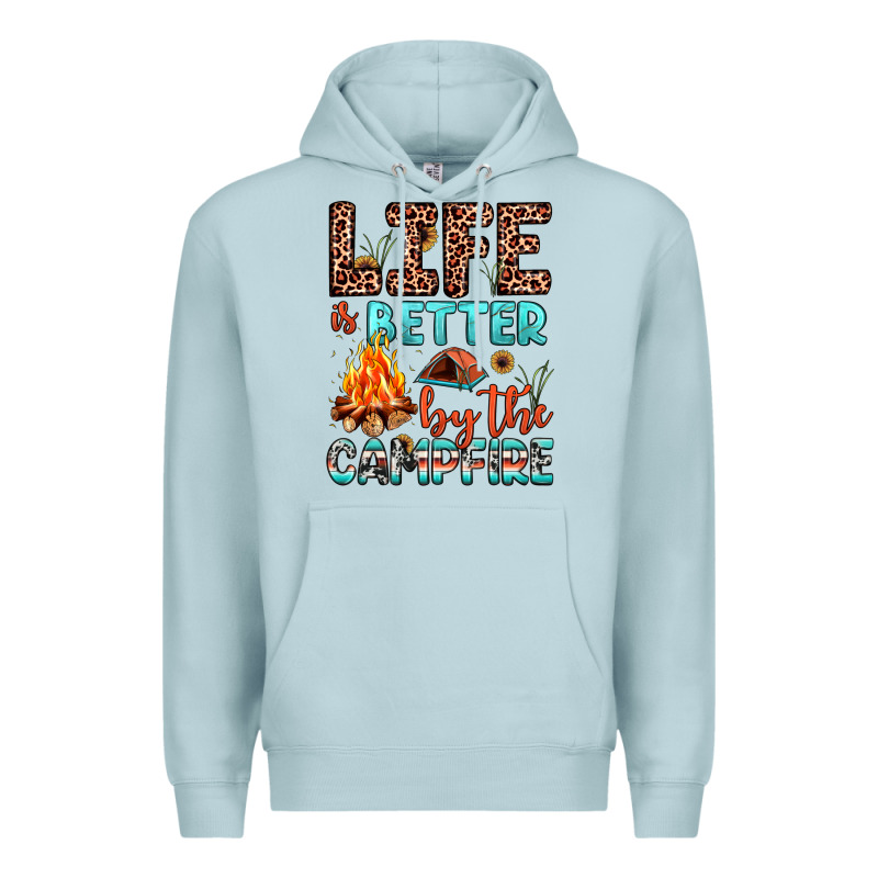 Life Is Better By The Campfire Premium Hoodie by JahusDesignShop | Teevron