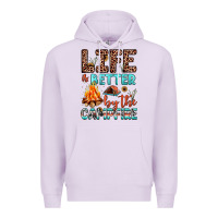 Lilac life is better by the campfire Premium Hoodie - JahusDesignShop