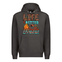 Smoke life is better by the campfire Premium Hoodie - JahusDesignShop