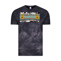 Cloud Black western cowhide serape sunflower mama license plate Vintage Tee - BarkalooDesign