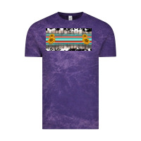 Cloud Purple western cowhide serape sunflower mama license plate Vintage Tee - BarkalooDesign