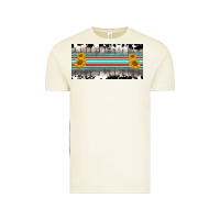 Vintage Arctic western cowhide serape sunflower mama license plate Vintage Tee - BarkalooDesign