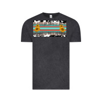 Vintage Black western cowhide serape sunflower mama license plate Vintage Tee - BarkalooDesign