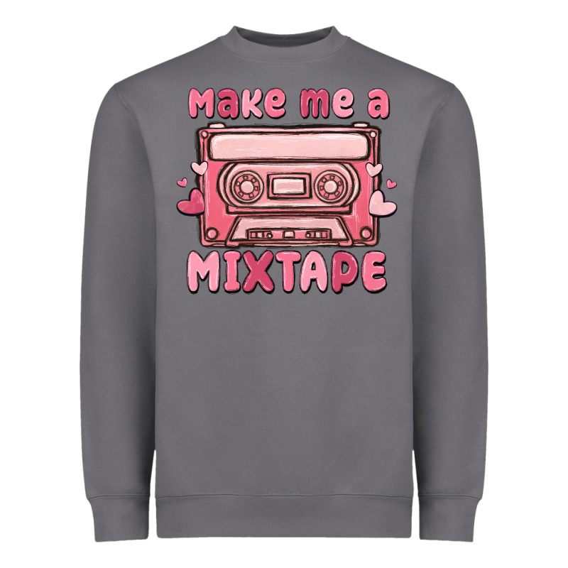 Make Me A Mixtape Heavyweight Sweatshirt by MaliasSmallBusiness | Teevron