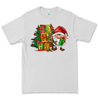 Dove Grey ho ho ho santa gnomes Premium Tee - FaDigitalArtStudio