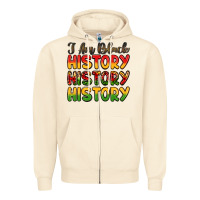 Sandshell i am black history Zipper Hoodie - LillyAllenDesigns