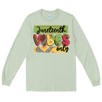 Matcha juneteenth vibes only Long Sleeve Tee - MaliasSmallBusiness