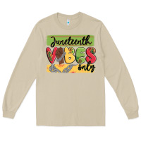 Mushroom juneteenth vibes only Long Sleeve Tee - MaliasSmallBusiness