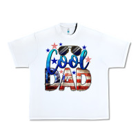 White Cool American Dad Urban Heavy Tee - LillyAllenDesigns