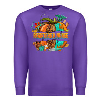 Purple registered nurse pumpkin Premium Sweatshirt - NancyCooperArtShop