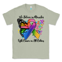 Matcha we believe in miracles fight cancer in all colors Classic Tee - MaliasSmallBusiness