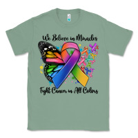 Sage we believe in miracles fight cancer in all colors Classic Tee - MaliasSmallBusiness