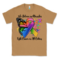 Toasted Coconut we believe in miracles fight cancer in all colors Classic Tee - MaliasSmallBusiness