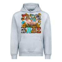 Heather Grey western farm babe Urban Hoodie - OliviaCreatesArt