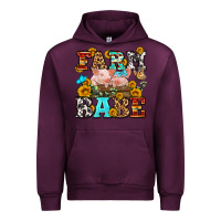 Mauve Wine western farm babe Urban Hoodie - OliviaCreatesArt