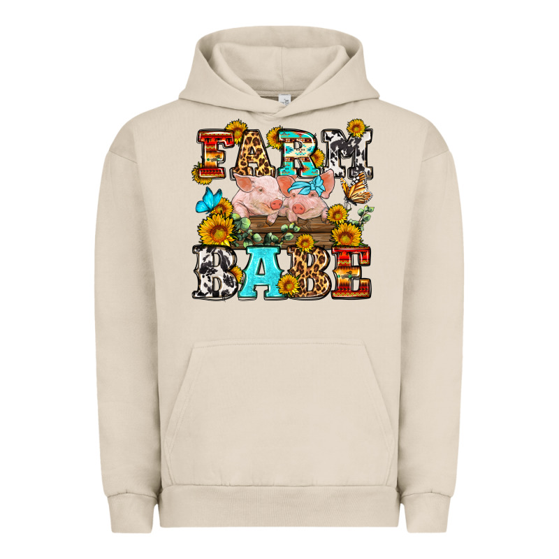 Western Farm Babe Urban Hoodie by OliviaCreatesArt | Teevron