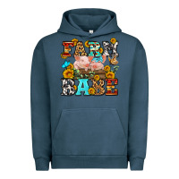 Pigment Midnight Navy western farm babe Urban Hoodie - OliviaCreatesArt